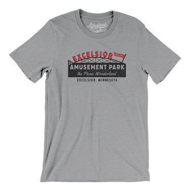 Excelsior Amusement Park Men/Unisex T-Shirt-Athletic Heather-Allegiant Goods Co. Vintage Sports Apparel