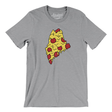 Maine Pizza State Men/Unisex T-Shirt-Allegiant Goods Co. Vintage Sports Apparel