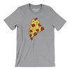 Maine Pizza State Men/Unisex T-Shirt-Athletic Heather-Allegiant Goods Co. Vintage Sports Apparel