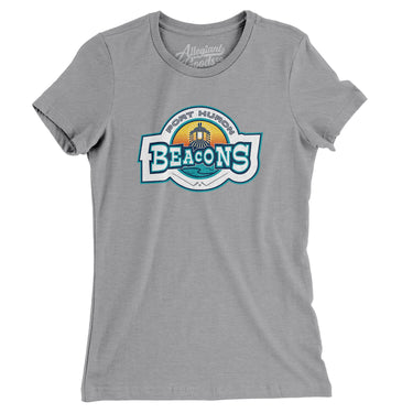 Port Huron Beacons Hockey Women's T-Shirt-Allegiant Goods Co. Vintage Sports Apparel
