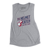 The Helmet Catch Women's Flowey Scoopneck Muscle Tank-Allegiant Goods Co. Vintage Sports Apparel