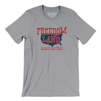 Freedomland Usa Men/Unisex T-Shirt-Athletic Heather-Allegiant Goods Co. Vintage Sports Apparel