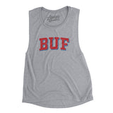 BUF Varsity Women's Flowey Scoopneck Muscle Tank-Allegiant Goods Co. Vintage Sports Apparel