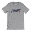 Houston Retro Men/Unisex T-Shirt-Athletic Heather-Allegiant Goods Co. Vintage Sports Apparel
