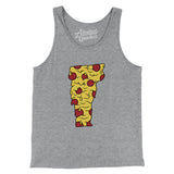 Vermont Pizza State Men/Unisex Tank Top-Allegiant Goods Co. Vintage Sports Apparel