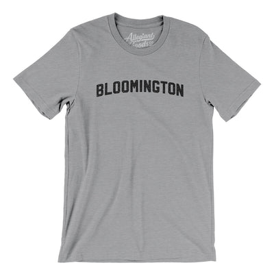 Bloomington Indiana Varsity Men/Unisex T-Shirt-Athletic Heather-Allegiant Goods Co. Vintage Sports Apparel