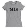 Mia Varsity Women's T-Shirt-Athletic Heather-Allegiant Goods Co. Vintage Sports Apparel