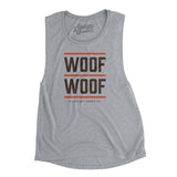 Woof Woof Women's Flowey Scoopneck Muscle Tank-Allegiant Goods Co. Vintage Sports Apparel