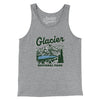 Glacier National Park Men/Unisex Tank Top-Athletic Heather-Allegiant Goods Co. Vintage Sports Apparel