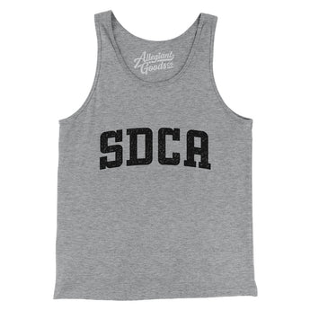 Sdca Varsity Men/Unisex Tank Top-Allegiant Goods Co. Vintage Sports Apparel