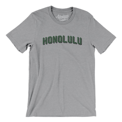 Honolulu Varsity Men/Unisex T-Shirt-Athletic Heather-Allegiant Goods Co. Vintage Sports Apparel