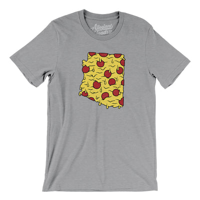 Arizona Pizza State Men/Unisex T-Shirt-Athletic Heather-Allegiant Goods Co. Vintage Sports Apparel