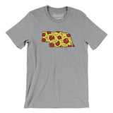 Nebraska Pizza State Men/Unisex T-Shirt-Allegiant Goods Co. Vintage Sports Apparel