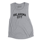Oklahoma City Varsity Women's Flowey Scoopneck Muscle Tank-Allegiant Goods Co. Vintage Sports Apparel
