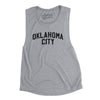Oklahoma City Varsity Women's Flowey Scoopneck Muscle Tank-Athletic Heather-Allegiant Goods Co. Vintage Sports Apparel