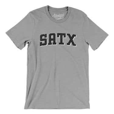 Satx Varsity Men/Unisex T-Shirt-Allegiant Goods Co. Vintage Sports Apparel