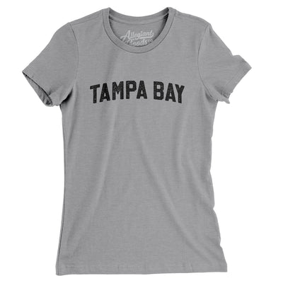 Tampa Bay Varsity Women's T-Shirt-Athletic Heather-Allegiant Goods Co. Vintage Sports Apparel