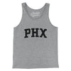 Phx Varsity Men/Unisex Tank Top-Athletic Heather-Allegiant Goods Co. Vintage Sports Apparel