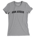 Ann Arbor Varsity Women's T-Shirt-Allegiant Goods Co. Vintage Sports Apparel