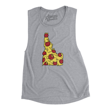 Idaho Pizza State Women's Flowey Scoopneck Muscle Tank-Allegiant Goods Co. Vintage Sports Apparel