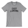 East Lansing Michigan Varsity Men/Unisex T-Shirt-Athletic Heather-Allegiant Goods Co. Vintage Sports Apparel