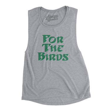 For The Birds Women's Flowey Scoopneck Muscle Tank-Allegiant Goods Co. Vintage Sports Apparel