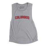 Columbus Varsity Women's Flowey Scoopneck Muscle Tank-Allegiant Goods Co. Vintage Sports Apparel