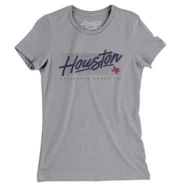 Houston Retro Women's T-Shirt-Allegiant Goods Co. Vintage Sports Apparel