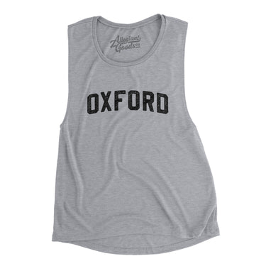 Oxford Varsity Women's Flowey Scoopneck Muscle Tank-Allegiant Goods Co. Vintage Sports Apparel