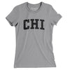 Chi Varsity Women's T-Shirt-Athletic Heather-Allegiant Goods Co. Vintage Sports Apparel