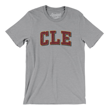 Cle Varsity Men/Unisex T-Shirt-Athletic Heather-Allegiant Goods Co. Vintage Sports Apparel