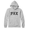 Phx Varsity Hoodie-Athletic Heather-Allegiant Goods Co. Vintage Sports Apparel