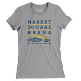 Market Square Arena Indianapolis Women's T-Shirt-Allegiant Goods Co. Vintage Sports Apparel