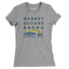 Market Square Arena Indianapolis Women's T-Shirt-Athletic Heather-Allegiant Goods Co. Vintage Sports Apparel