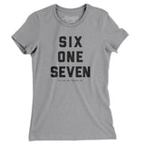 Boston 617 Women's T-Shirt-Allegiant Goods Co. Vintage Sports Apparel