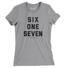 Boston 617 Women's T-Shirt-Athletic Heather-Allegiant Goods Co. Vintage Sports Apparel