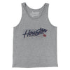 Houston Retro Men/Unisex Tank Top-Athletic Heather-Allegiant Goods Co. Vintage Sports Apparel