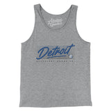 Detroit Retro Men/Unisex Tank Top-Allegiant Goods Co. Vintage Sports Apparel