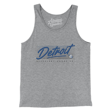 Detroit Retro Men/Unisex Tank Top-Allegiant Goods Co. Vintage Sports Apparel