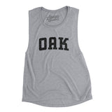 Oak Varsity Women's Flowey Scoopneck Muscle Tank-Allegiant Goods Co. Vintage Sports Apparel