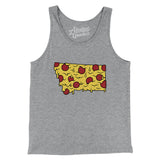 Montana Pizza State Men/Unisex Tank Top-Allegiant Goods Co. Vintage Sports Apparel