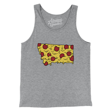 Montana Pizza State Men/Unisex Tank Top-Allegiant Goods Co. Vintage Sports Apparel