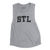 Stl Varsity Women's Flowey Scoopneck Muscle Tank-Allegiant Goods Co. Vintage Sports Apparel