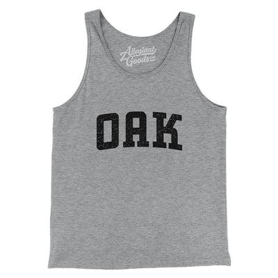 Oak Varsity Men/Unisex Tank Top-Athletic Heather-Allegiant Goods Co. Vintage Sports Apparel