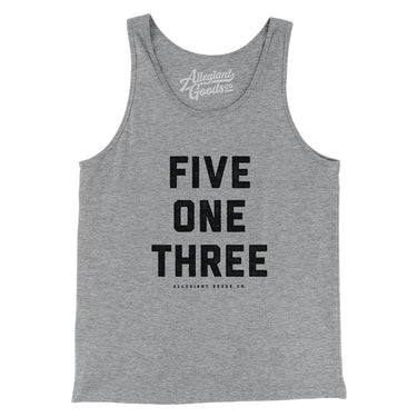 Cincinnati 513 Men/Unisex Tank Top-Allegiant Goods Co. Vintage Sports Apparel