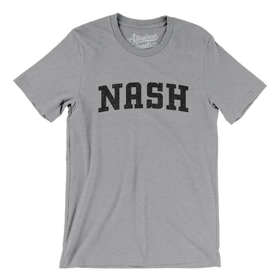 Nash Varsity Men/Unisex T-Shirt-Athletic Heather-Allegiant Goods Co. Vintage Sports Apparel