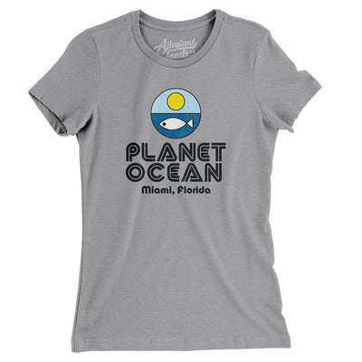 Planet Ocean Museum Women's T-Shirt-Athletic Heather-Allegiant Goods Co. Vintage Sports Apparel