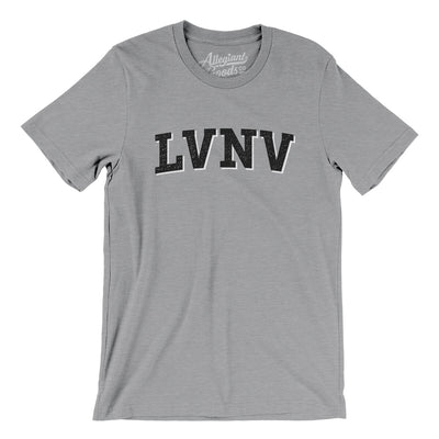 Lvnv Varsity Men/Unisex T-Shirt-Athletic Heather-Allegiant Goods Co. Vintage Sports Apparel