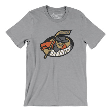 Jackson Bandits Men/Unisex T-Shirt-Allegiant Goods Co. Vintage Sports Apparel