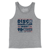 Disco Demolition Night Men/Unisex Tank Top-Allegiant Goods Co. Vintage Sports Apparel